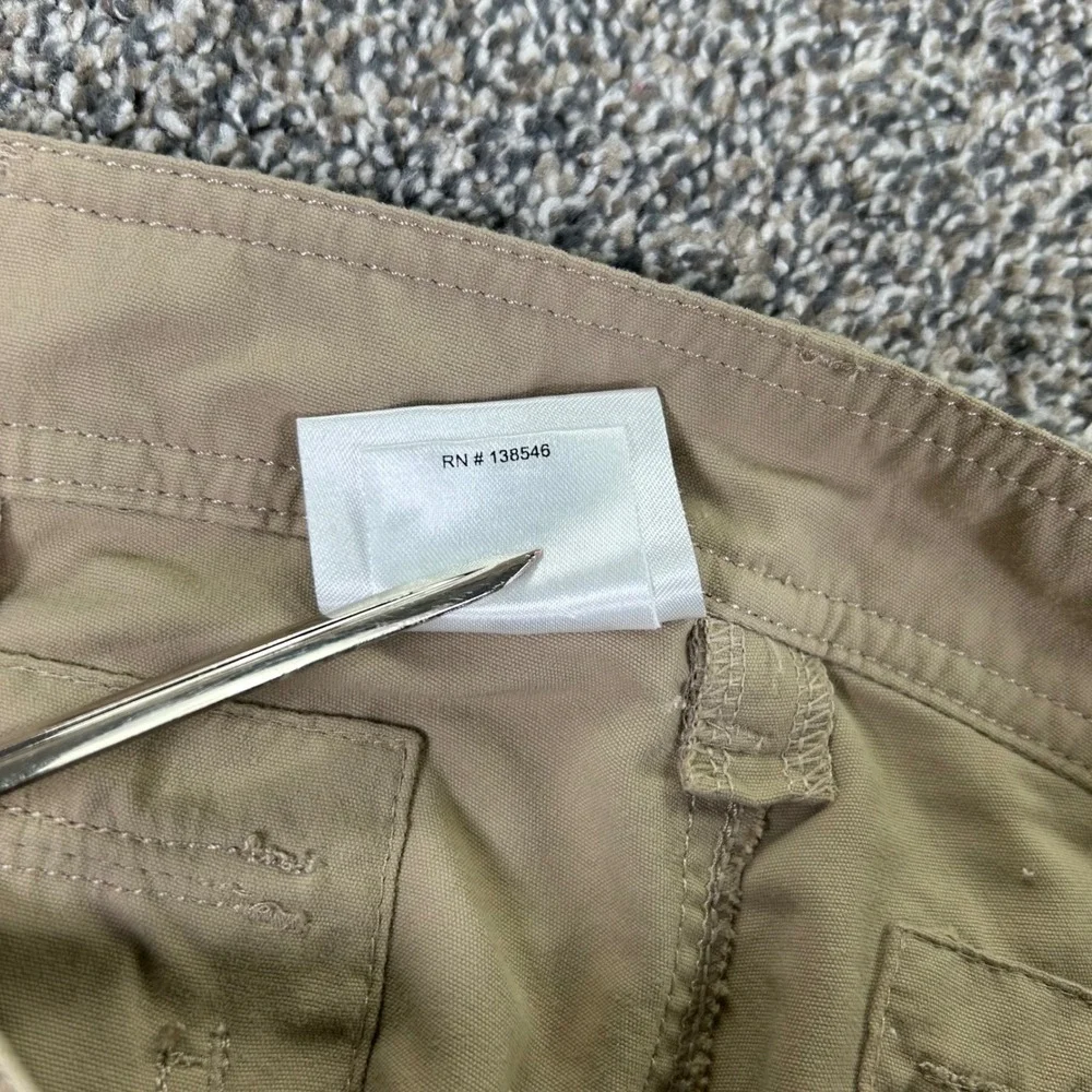 Clothing Arts P^cubed Pick-Pocket Proof Travel Cargo Pants Tan Mens‎ 36x30